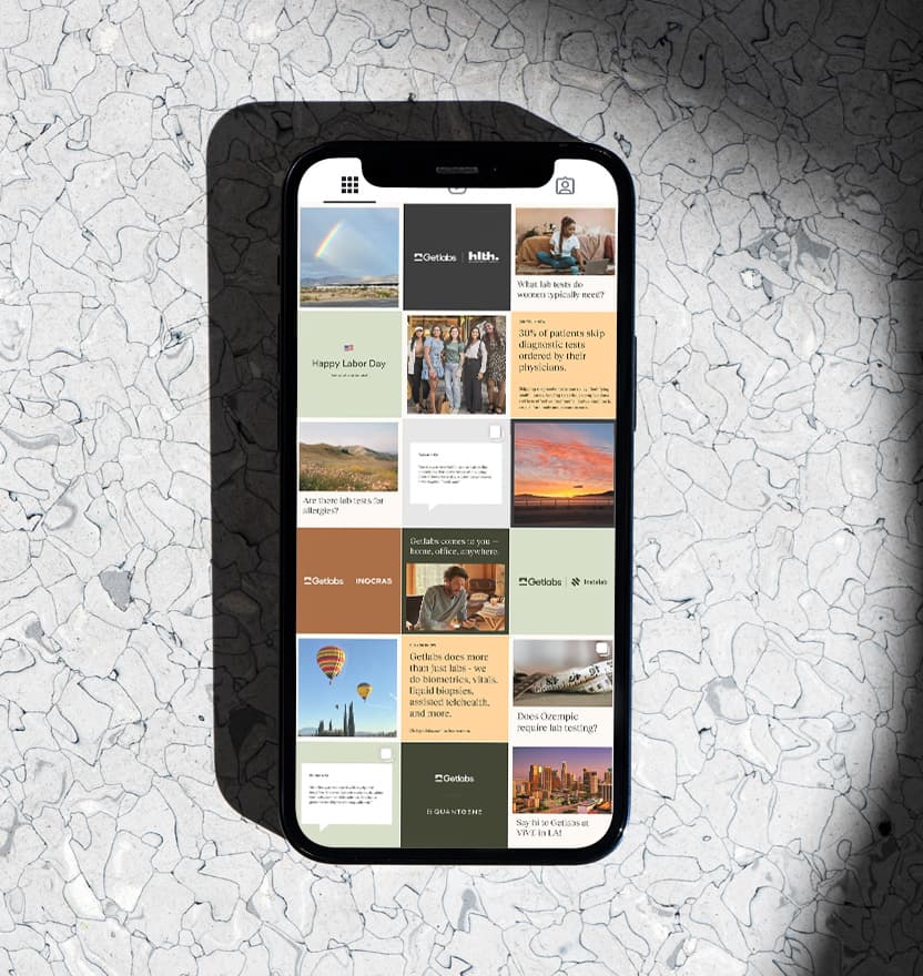 Getlabs social media posts