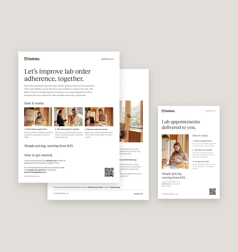 Getlabs marketing assets