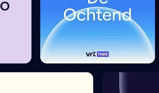 A weather app card reading De Ochtend